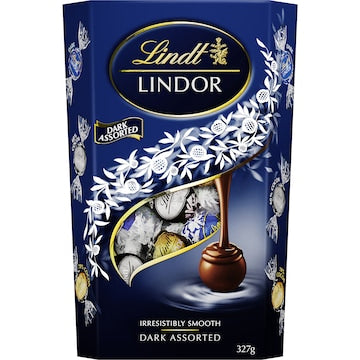 Lindt Lindor Dark Assorted Chocolate Box 327g