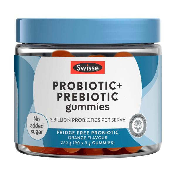 SWISSE ADULT GUMMIES PREBIOTIC + PROBIOTIC 90PK