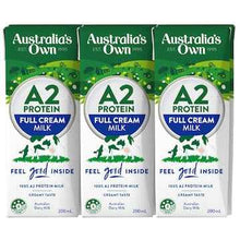 Australia's Own A2 Protein Full Cream Long Life Milk UHT 200mL x 6 pack
