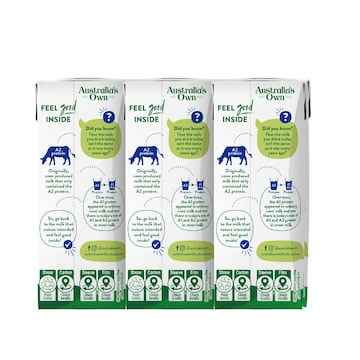 Australia's Own A2 Protein Full Cream Long Life Milk UHT 200mL x 6 pack