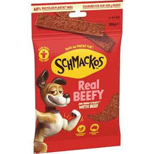 Schmackos Strapz Dog Treats with Beef 200g