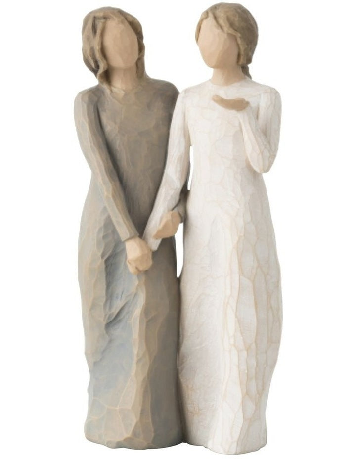 My Sister, My Friend Sculpted Figures  in White
