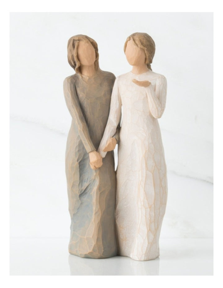 My Sister, My Friend Sculpted Figures  in White