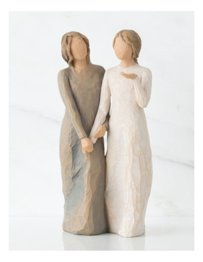 My Sister, My Friend Sculpted Figures  in White