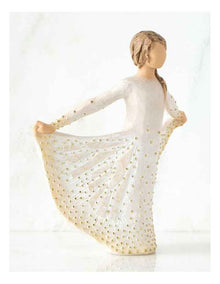 Butterfly Sculpted Figure in White