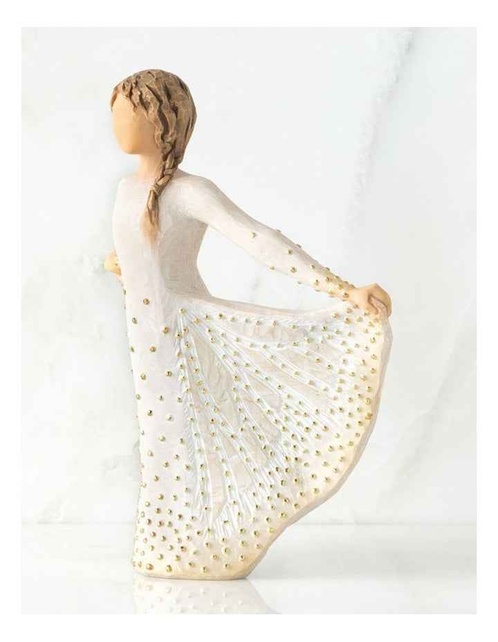 Butterfly Sculpted Figure in White