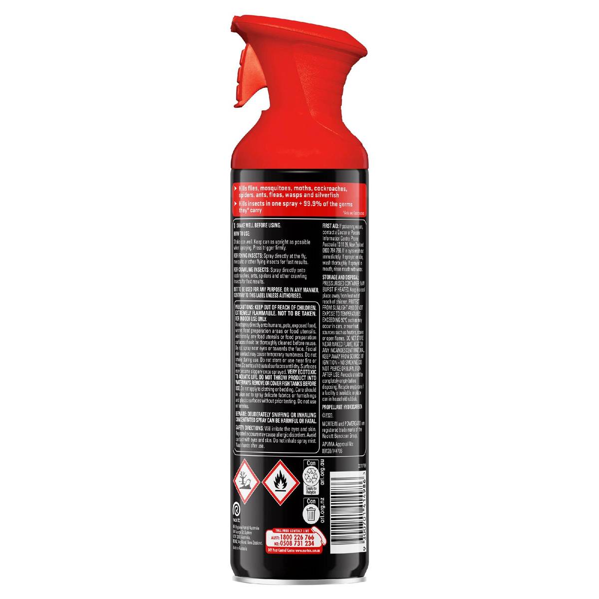 Mortein Powergard All-In-One Multi-Insect Killer Eucalyptus 300g