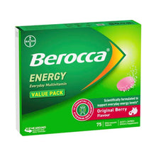 BEROCCA ENERGY EFFERVESCENT ORIGINAL 75PK