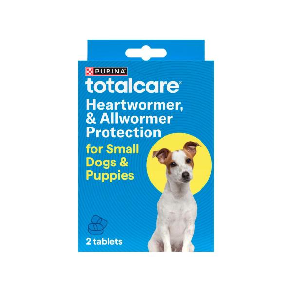 TOTALCARE HEARTWORMER & ALLWORMER PROTECTION PUPPIES & SMALL DOGS TREATMENT 2 PACK