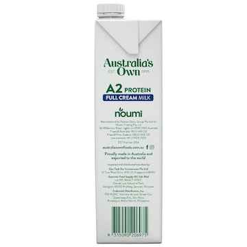 Australia's Own A2 Protein Full Cream Long Life Milk UHT 1L