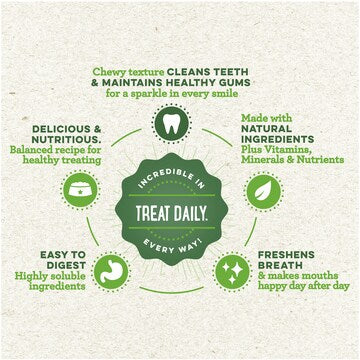 Greenies Canine Dental Dog Treats Original Regular 6 Chews 170g