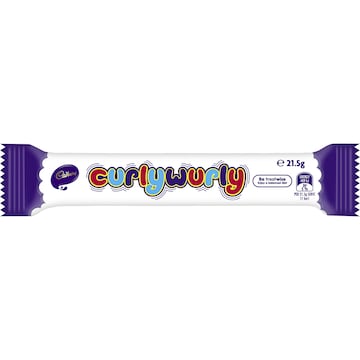 Cadbury Curly Wurly Milk Chocolate Bar 21.5g