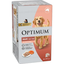 Optimum Salmon & Rice Wet Dog Food 100g x 6 pack