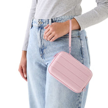 Mini Hard Case Organiser with Strap - Pink