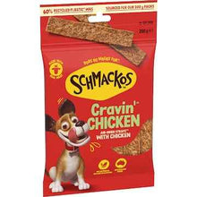 Schmackos Strapz Dog Treats with Chicken 200g