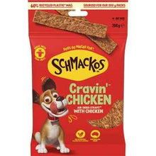 Schmackos Strapz Dog Treats with Chicken 200g
