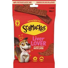 Schmackos Strapz Liver Dog Treats 200g