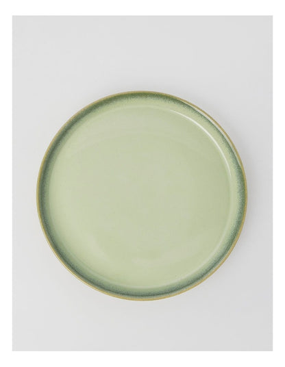Esperance Celadon Wiped Edge 12pc Dinner Set in Green