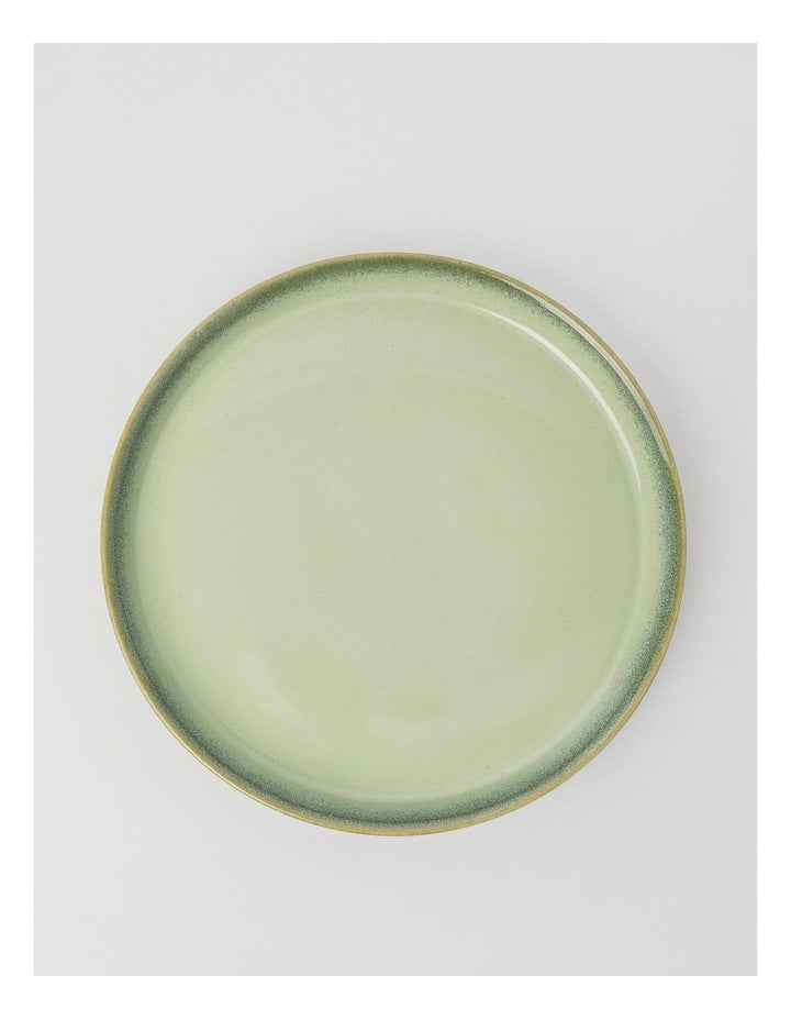 Esperance Celadon Wiped Edge 12pc Dinner Set in Green