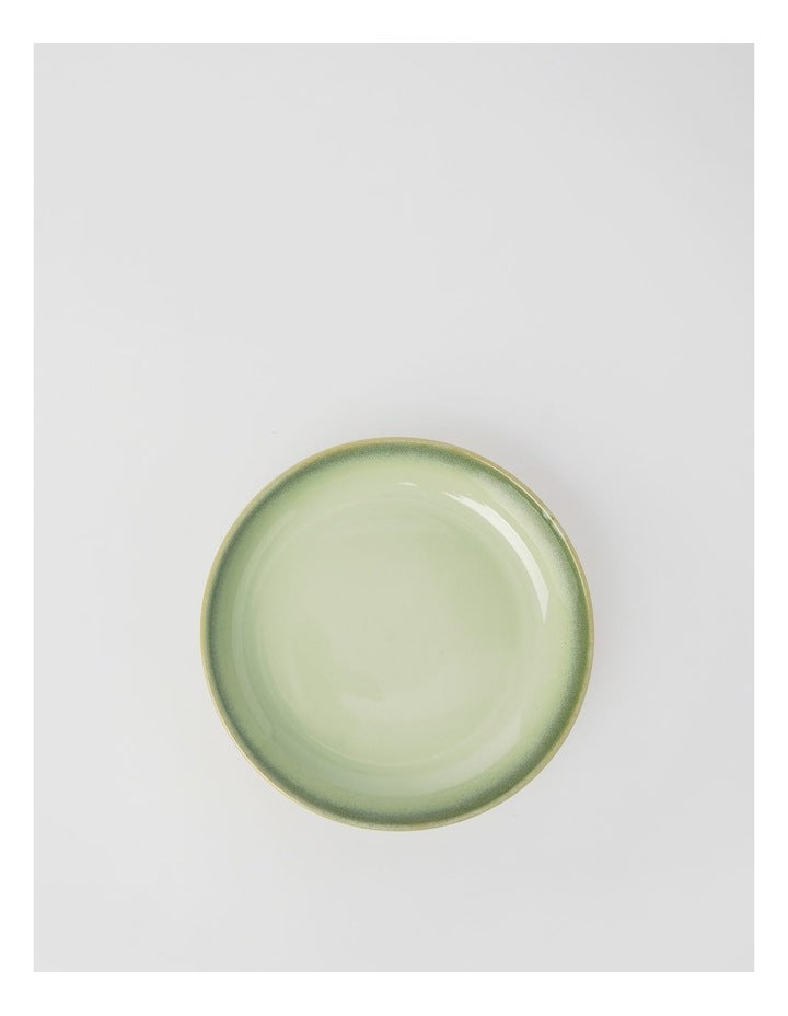 Esperance Celadon Wiped Edge 12pc Dinner Set in Green