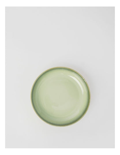 Esperance Celadon Wiped Edge 12pc Dinner Set in Green