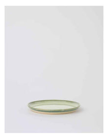 Esperance Celadon Wiped Edge Shallow Bowl Small in Green