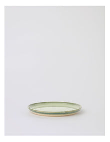 Esperance Celadon Wiped Edge Shallow Bowl Small in Green