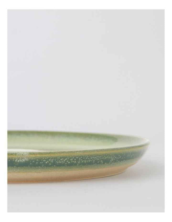 Esperance Celadon Wiped Edge Shallow Bowl Small in Green