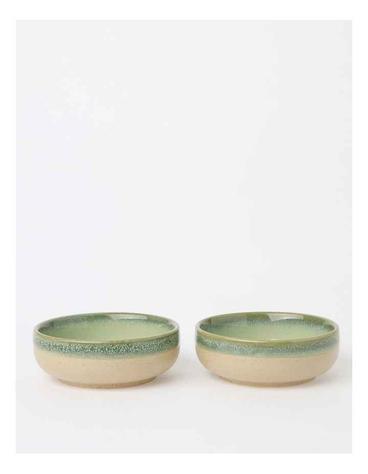 Esperance Celadon Wiped Edge Tapas Bowls Set of 4 in Green