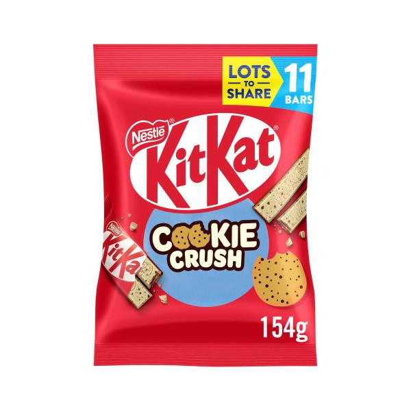 KIT KAT COOKIE CRUSH FUN PACK BAG 11 PIECE 154G
