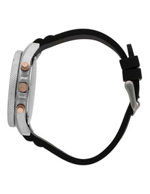 Sfida Stainless Steel Chronograph Watch in Black