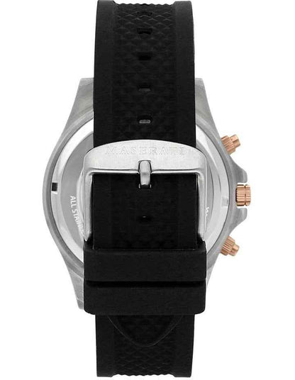 Sfida Stainless Steel Chronograph Watch in Black