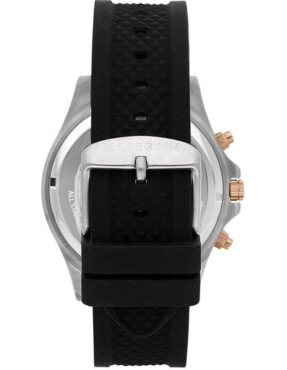 Sfida Stainless Steel Chronograph Watch in Black