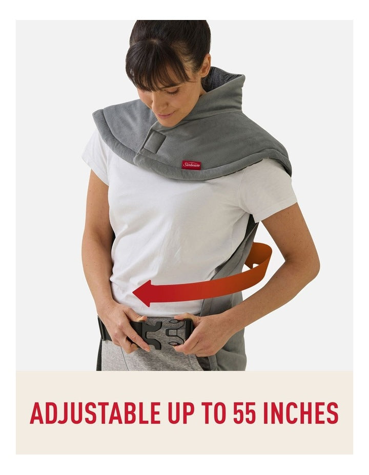 Heating Pad Sholders and Full Back HPN5500 in Grey