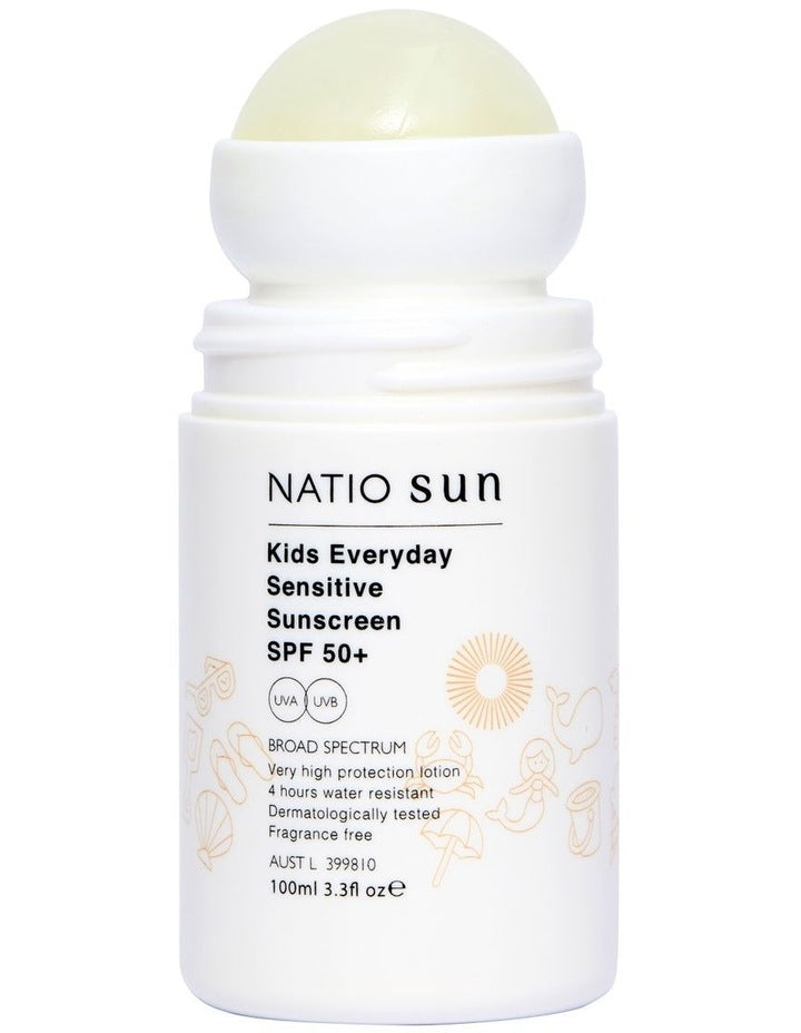 Kids Everyday Sensitive Sunscreen SPF50&#43; Roll On 100ml