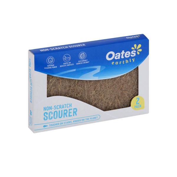 OATES EARTHLY NON-SCRATCH SCOURER 2 PACK