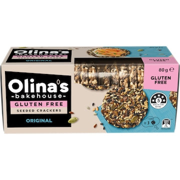 Olina's Bakehouse Seeded Crackers Original 80g