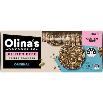 Olina's Bakehouse Seeded Crackers Original 80g