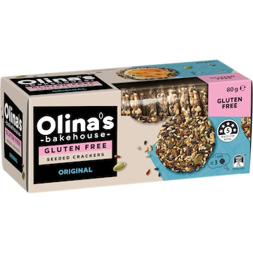 Olina's Bakehouse Seeded Crackers Original 80g