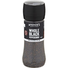 McKenzie's Whole Black Peppercorn Grinder 200g