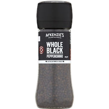 McKenzie's Whole Black Peppercorn Grinder 200g