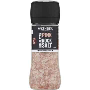 McKenzie's Himalayan Pink Rock Salt Grinder 410g