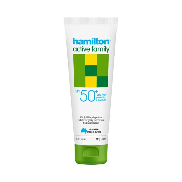 HAMILTON ACTIVE FAMILY SUNSCREEN SPF50+ 110G