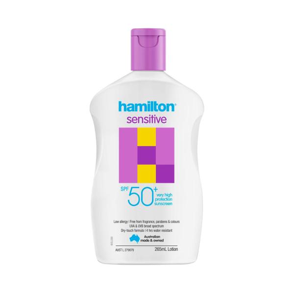 HAMILTON SENSITIVE SUNSCREEN SPF50+ 265ML