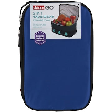 Decor Expandable Lunch Bag Cooler Assorted each