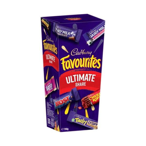 CADBURY FAVOURITES ULTIMATE SHARE BOXED CHOCOLATE 700G