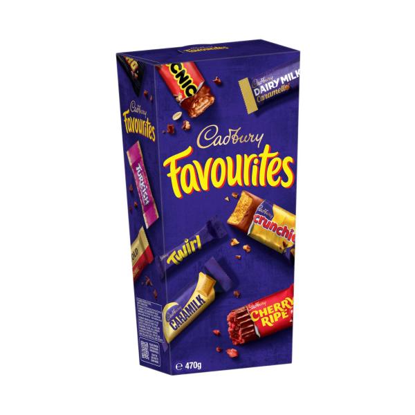 CADBURY FAVOURITES BOXED CHOCOLATE 470G
