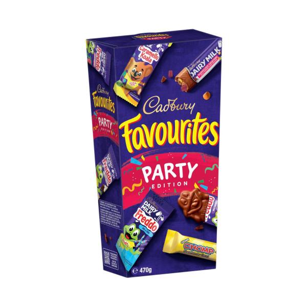 CADBURY FAVOURITES PARTY EDITION BOXED CHOCOLATE 470G