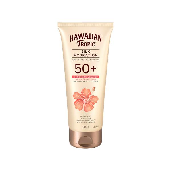 HAWAIIAN TROPIC SILK HYDRATION SUNSCREEN LOTION SPF50+ 180ML