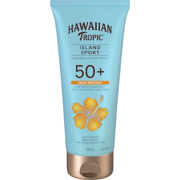 Hawaiian Tropic SPF 50+ Island Sport Sunscreen Lotion 180mL